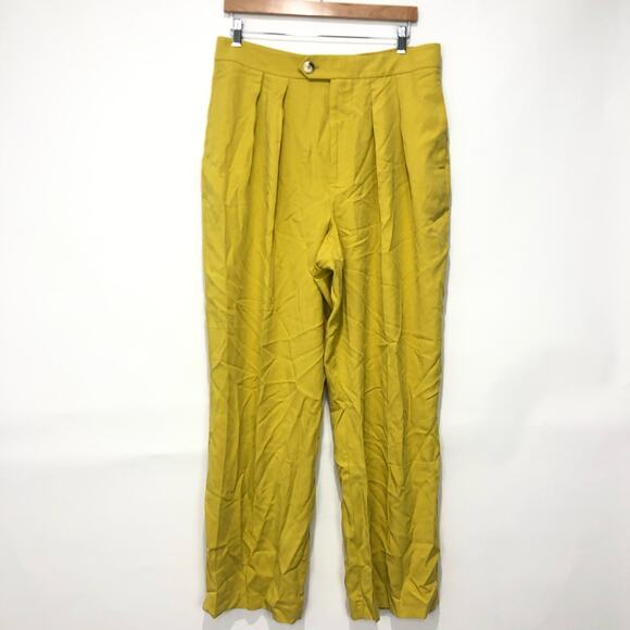 Free People Womens Gabbie Vest Suit Set Yellow Size 14 $308 - Picture 10 of 15